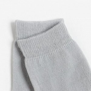 Носки детские, цвет светло-серый, размер 16-18