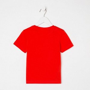 Футболка детская KAFTAN "Папина дочка" 34 (122-128), красный