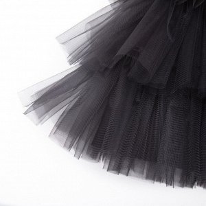 Платье нарядное для девочки с пайетками KAFTAN 34 (122-128), цвет чёрный