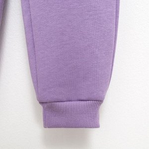 Комбинезон для девочки с начёсом KAFTAN "Basic line", размер 30 (98-104), цвет лиловый
