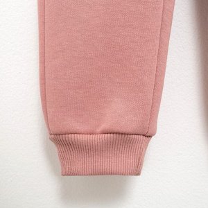 Комбинезон для девочки с начёсом KAFTAN "Basic line", размер 30 (98-104), цвет розовый