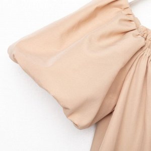 Платье для девочки KAFTAN Cute 34 (122-128 см), бежевое