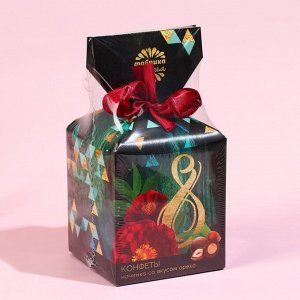 Шоколадные конфеты «8 Марта», в коробке-конфете, 150 г