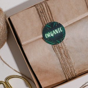 Набор наклеек для бизнеса Organic, 50 шт, 4 ? 4 см