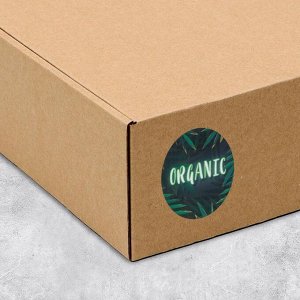 Набор наклеек для бизнеса Organic, 50 шт, 4 ? 4 см