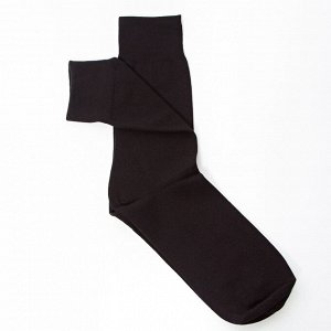 Носки мужские классические хлопковые демисезонные черного цвета