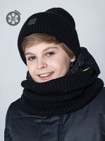 NIKASTYLE / Комплект шапка и снуд 12з9922 черный черный