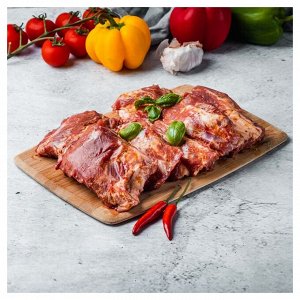 Шашлык из свиных ребрышек 1кг