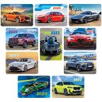 Календарь карманный 2023 г. &quot;Автомобили&quot; блестки, ассорти 343672 {Россия}