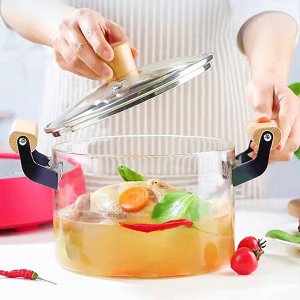 Стеклянная кастрюля Glass Pan / 2,3 л