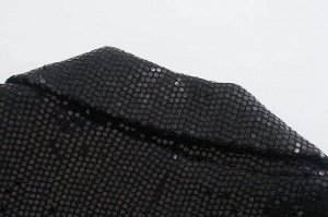 Женский пиджак, цвет черный