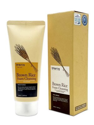 Branig Пенка для умывания с экстрактом коричневого риса Pure Natural Brown Rice Foam Cleansing Anti Sebum, 100 мл
