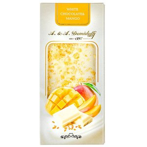шоколад A&A Demidoff Белый с манго 80 г 1/10