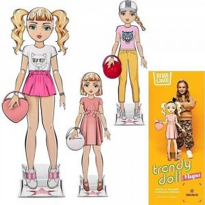 Набор игровой из картона Кукла "Trendy girl Мира" 93 см