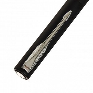 Ручка подарочная перьевая в кожзам футляре ПБ VXL, корпус черный