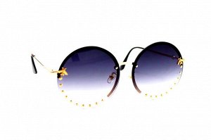 Солнцезащитные очки 2021- 9041 золото серый