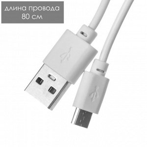 Лампа настольная с АКБ "Лайт" LED 6Вт 3000К-6000К USB белый 12,5х11х44 см.