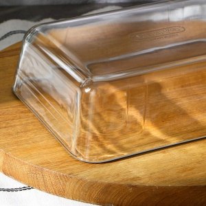 Форма прямоугольная для запекания и выпечки из жаропрочного стекла Cook&amp;Store, 1,5 л, с крышкой