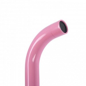 Смеситель для раковины Accoona A9687J, однорычажный, длина излива 139 мм, розовый