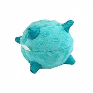 Playology сенсорный плюшевый мяч для щенков PUPPY SENSORY BALL 11 см с ароматом арахиса, голубой
