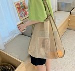 Женская прозрачная сетчатая сумка через плечо