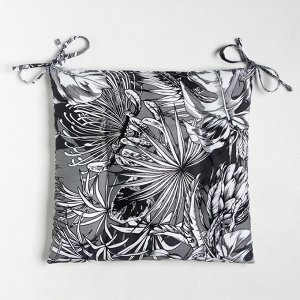 Сидушка на стул Этель Palm leaves 42х42 см, 100% хл, саржа 190 г/м2