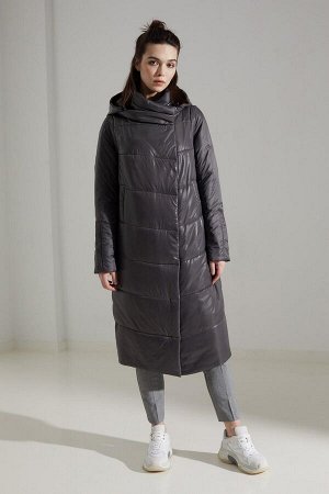 Ultramarin Пальто женское, цвет темно-серый