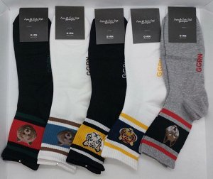 Enjoy the socks style Ggorangnae Мужские (Звери на голени) Ю.Корея