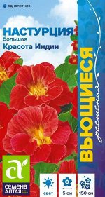 Цветы НАСТУРЦИЯ КРАСОТА ИНДИИ ВЬЮЩ./СЕМ АЛТ/ЦП 0,5 ГР. ВЬЮЩИЕСЯ РАСТЕНИЯ