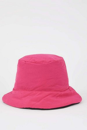 Женская двусторонняя шляпа-ведро