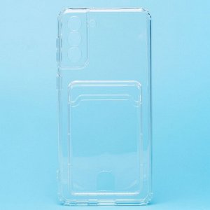 Чехол-накладка - SC276 с картхолдером для "Samsung SM-G996 Galaxy S21+" (transparent) (210451)