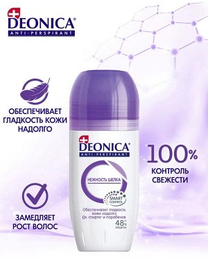 DEONICA anti-perspirant Дезодорант ролик Нежность шелка 50мл