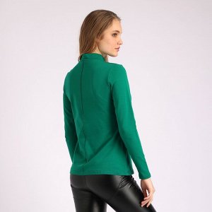 Топ Зеленый			
Материал: Cotton
	Женский топ с длинным рукавом, воротник - стойка.
Состав: 92% Cotton, 8% Elastane