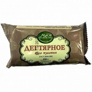 Туалетное мыло 100 гр марка "О" дегтярное
