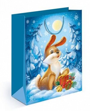 Пакет Бумажный 26*33 (L) Кролик в лесу (Символ года) 151601552, (Хорошо)