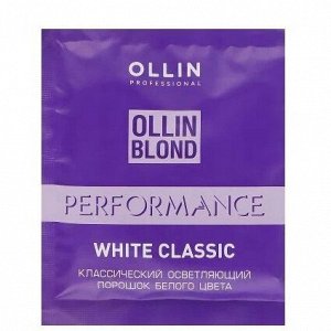 OLLIN BLOND Осв. порошок белый 30 саше