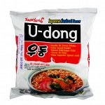 Лапша со вкусом морепродуктов U-dong, 120гр