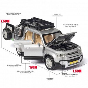 Модель автомобиля Land Rover DEFENDER масштаба 1:28