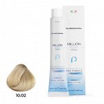 Крем-краска д/в TNL Million Gloss 10.02 Платин. блонд прозр. фиолетовый 100мл /Арт-243747/243747