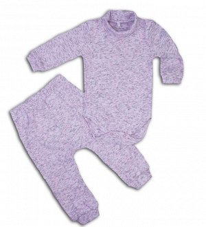 Комплект для малыша Боди+штанишки цвет Розовый меланж (Тимошка)