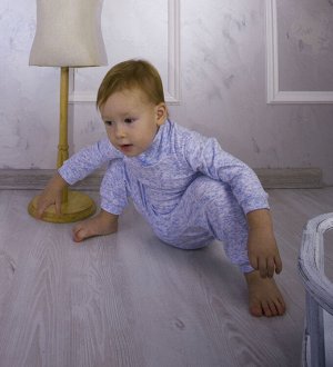 Комплект для малыша Боди+штанишки цвет Голубой меланж (Тимошка)