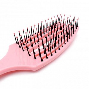 Rama Rose Расчёска для волос продувная туннельная 5038-2, пластик, 23,5 см