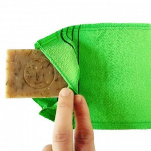 Мочалка для душа / Body Glove Exfoliating Towel, зеленый