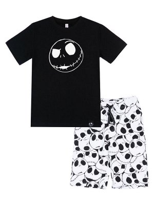 Комплект для мальчиков: фуфайка (футболка) трикотажная, шорты текстильные