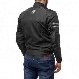 Куртка текстильная AIRFLOW черная, XL