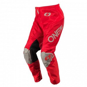 Штаны для мотокросса O'NEAL Matrix Ridewear, мужские, красный, 30-30