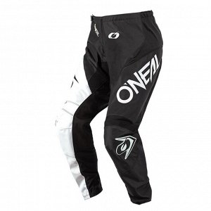 Штаны для мотокросса O'NEAL Element Racewear 21, мужские, белый/черный, 30-30