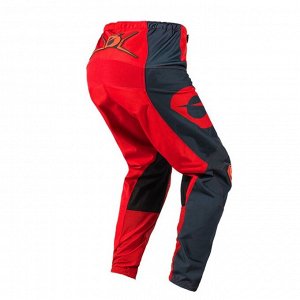 Штаны для мотокросса O'NEAL Element Racewear 21, мужские, красный/серый, 30-30