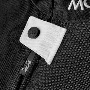Куртка текстильная MOTEQ REBEL, мужская, черный/белый, M