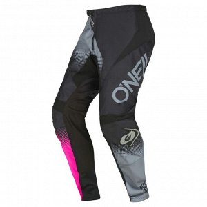 Штаны для мотокросса O'NEAL Element Racewear V.22, женские, черный/серый, 28